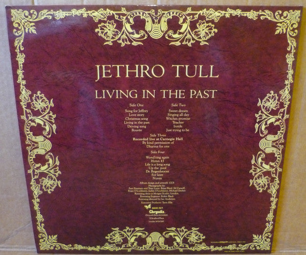 Jethro Tull : Living In The Past (2xLP, Comp, RE, Gat)