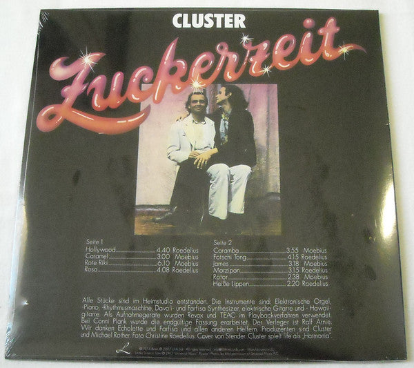 Cluster : Zuckerzeit (LP, Album, RE + CD, Album, RE)