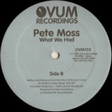 Pete Moss : In Your Head (12")