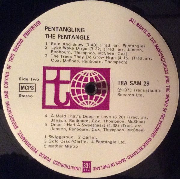 Pentangle : Pentangling (LP, Comp)