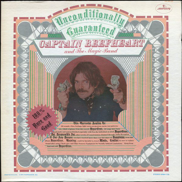Captain Beefheart And The Magic Band : Unconditionally Guaranteed (LP, Album, Pit)