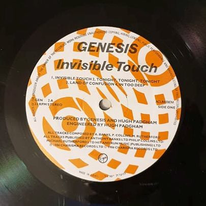 Genesis : Invisible Touch (LP, Album)