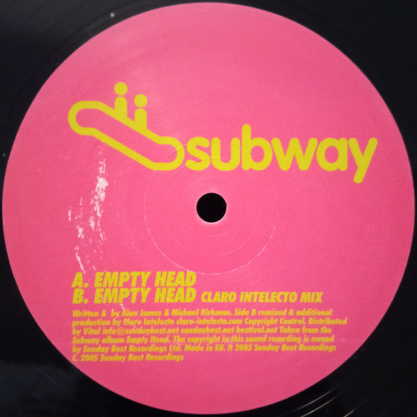 Subway : Empty Head (12")