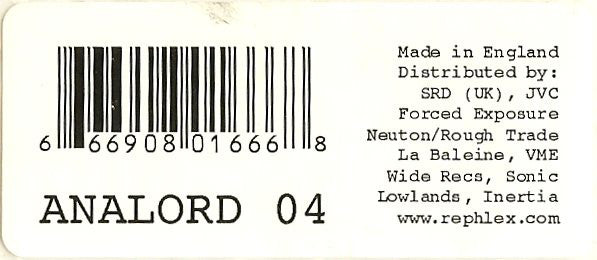 AFX* : Analord 04 (12")