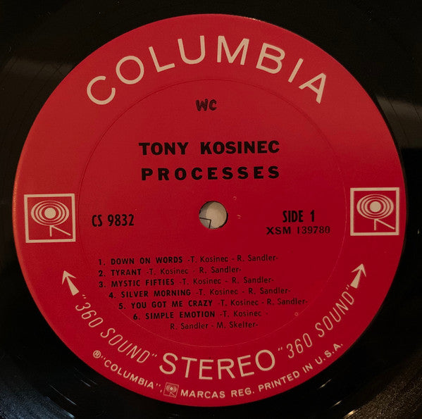 Tony Kosinec : Processes (LP, Album, Ter)