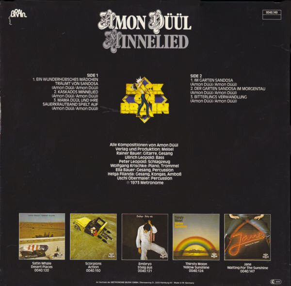 Amon Düül : Minnelied (LP, Album, RE)