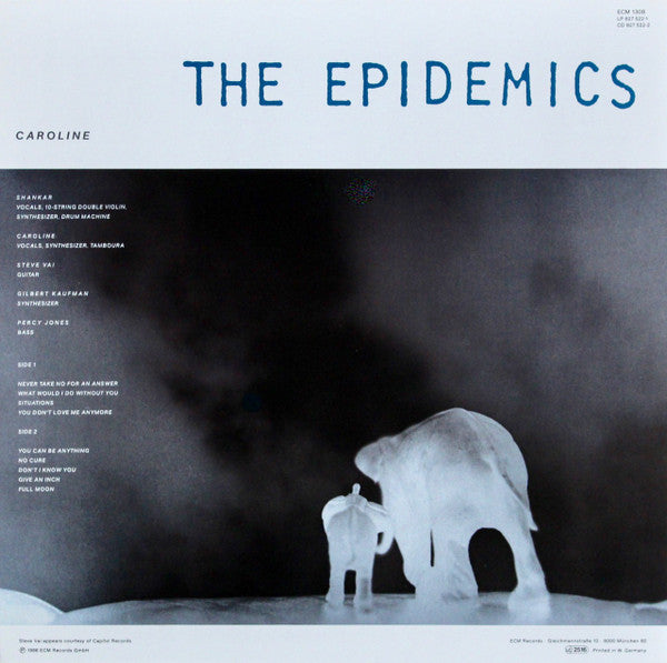 The Epidemics : Shankar / Caroline (2) : The Epidemics (LP, Album)