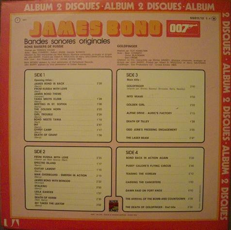 John Barry : James Bond 007 Bons Baisers De Russie, Goldfinger... (Bandes Sonores Originales) (LP, Album, RE + LP, Album, RE + Comp)