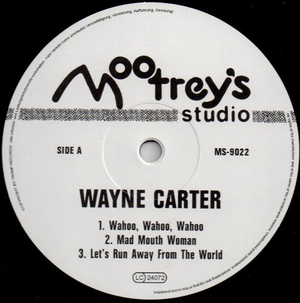 Wayne Carter And Organ Twisters : Wayne Carter And Organ Twisters (LP, Album, Ltd)