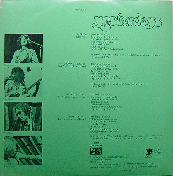 Yes : Yesterdays (LP, Comp)