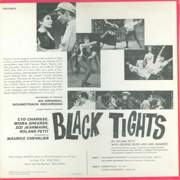 Roland Petit With George Reich (2) And Dirk Sanders : Black Tights:  Original Soundtrack Recording (LP, Album)
