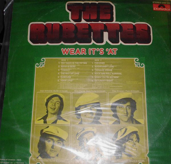 The Rubettes : Wear It's 'At (LP, Album)