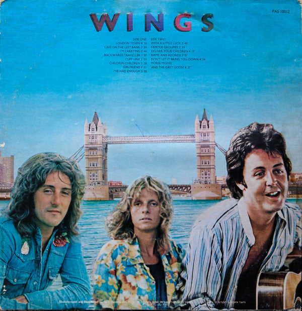 Wings (2) : London Town (LP, Album)