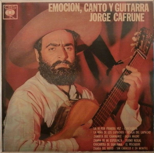 Jorge Cafrune : Emocion, Canto Y Guitarra (LP, Album, Mono)