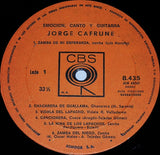 Jorge Cafrune : Emocion, Canto Y Guitarra (LP, Album, Mono)