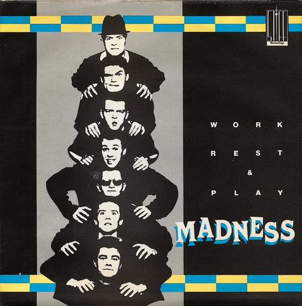 Madness : Work Rest & Play (7", EP, Whi)