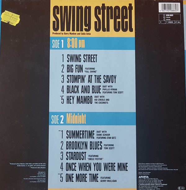 Barry Manilow : Swing Street (LP, Album)