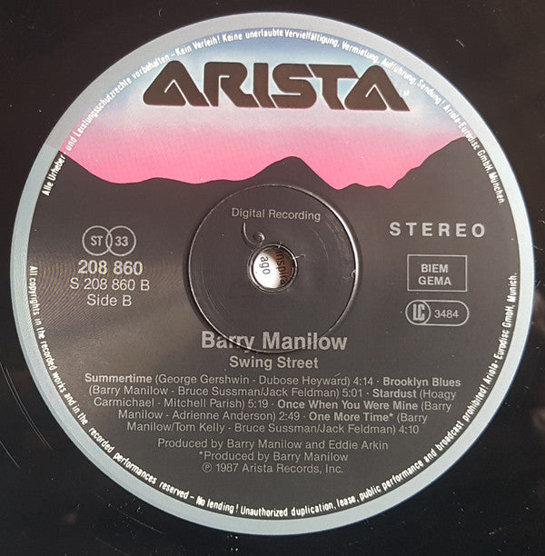 Barry Manilow : Swing Street (LP, Album)