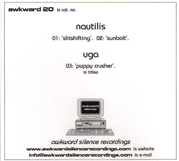 Nautilis & Uga : Untitled (CDr, Mini, Ltd)