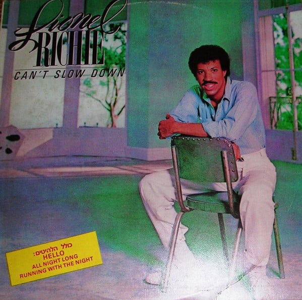 Lionel Richie : Can't Slow Down (LP, Album, RE)