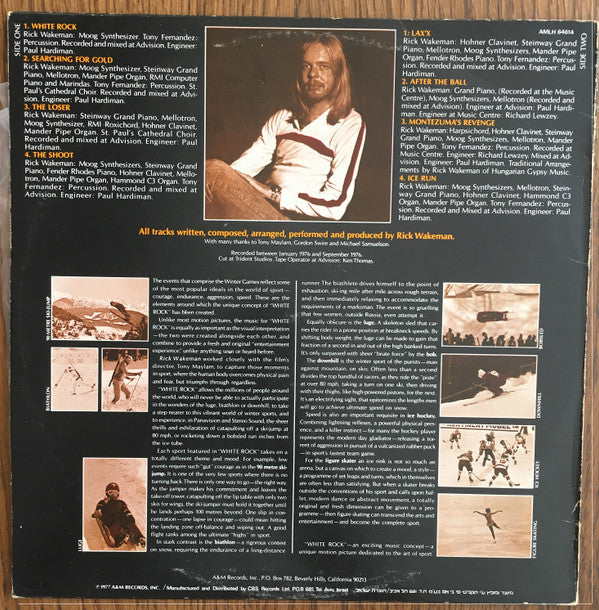 Rick Wakeman : White Rock (LP, Album)