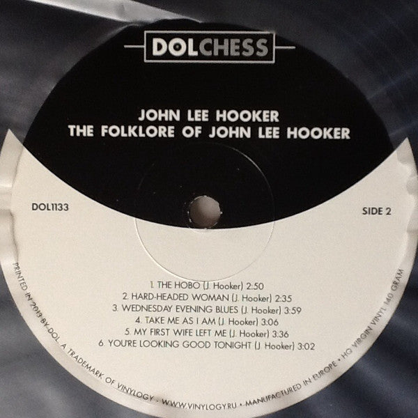 John Lee Hooker : The Folk Lore Of John Lee Hooker (LP, Album, RE, 140)