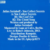 Julius Steinhoff : You Collect Secrets (12")