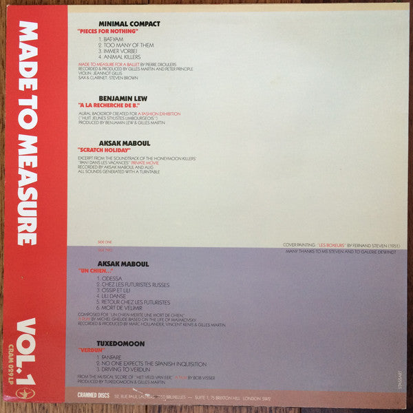 Various : Made To Measure Vol.1 (LP, Album)