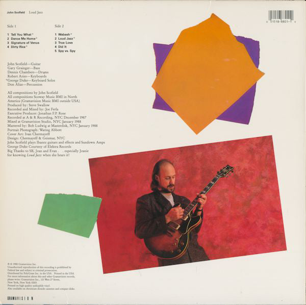 John Scofield : Loud Jazz (LP, Album)
