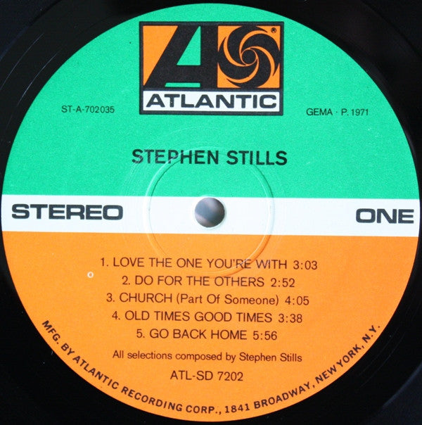 Stephen Stills : Stephen Stills (LP, Album)