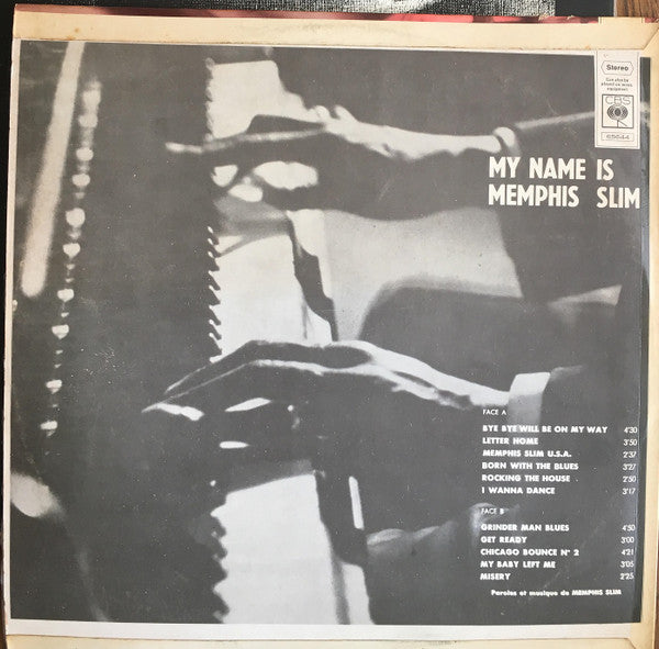 Memphis Slim : My Name Is Memphis Slim (LP)