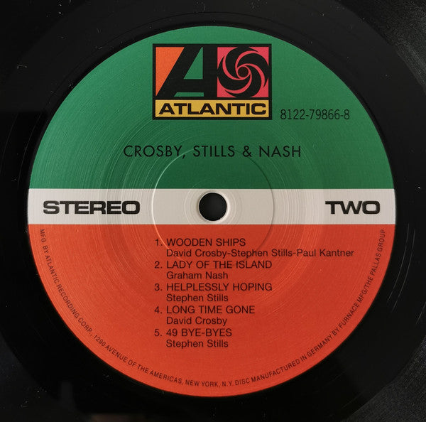 Crosby, Stills & Nash : Crosby, Stills & Nash (LP, Album, RE, Gat)