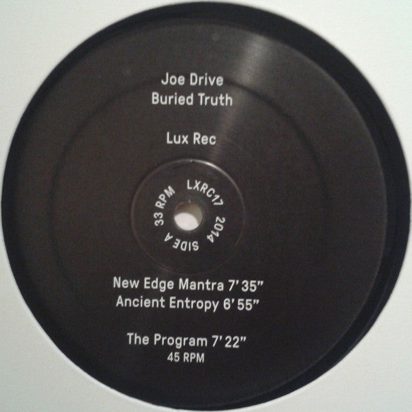 Joe Drive : Buried Truth (12")