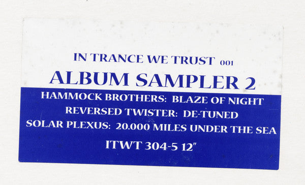 Various : In Trance We Trust 001 Album Sampler 2 (12", Smplr)