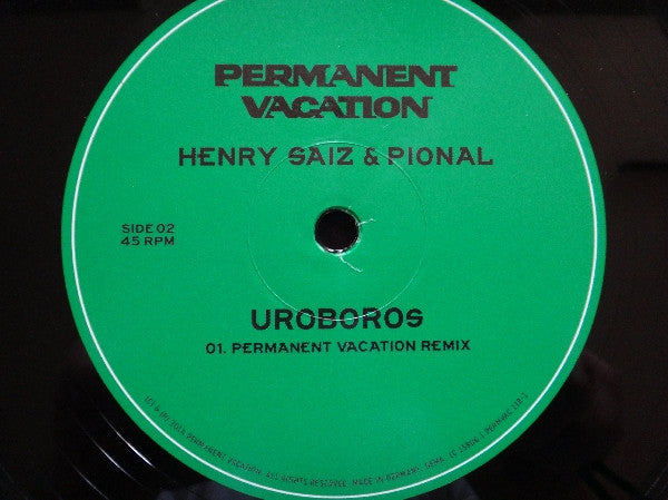 Henry Saiz & Pional : Uroboros (12")