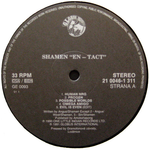 The Shamen : En-Tact (LP, Album)