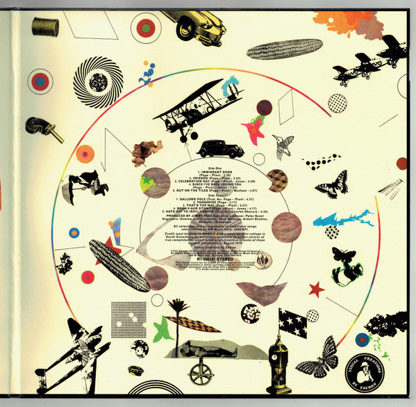 Led Zeppelin : Led Zeppelin III (LP, Album, RE, RM, 180)