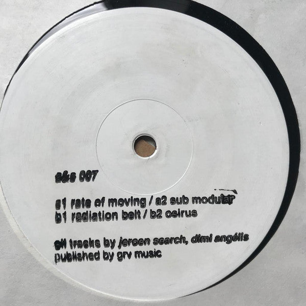 Dimi Angélis & Jeroen Search : A&S007 (12")