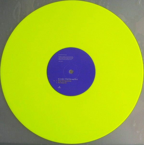 Pet Shop Boys : Se A Vida É (That's The Way Life Is) (12", Promo, Yel)