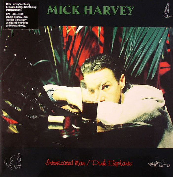 Mick Harvey : Intoxicated Man / Pink Elephants (LP, Album, RE + LP, Album, RE + 7", Single + Comp,)