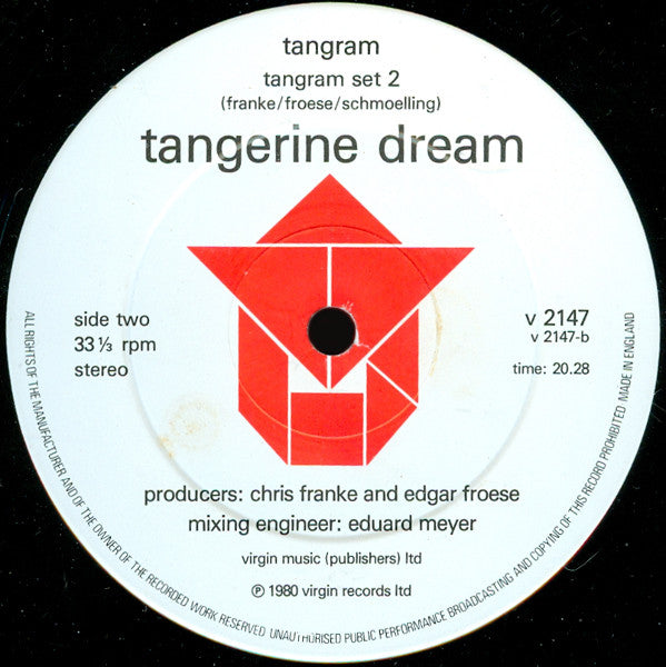 Tangerine Dream : Tangram (LP, Album)