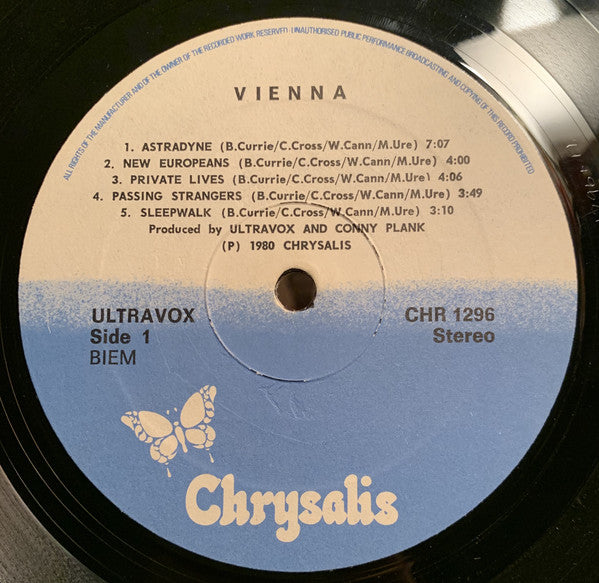 Ultravox : Vienna (LP, Album)