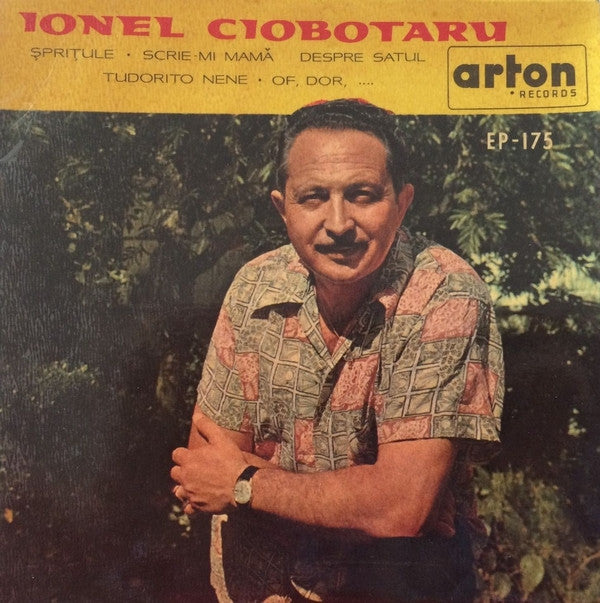 Ionel Ciobotaru : Rumanian Folksongs (7", EP)