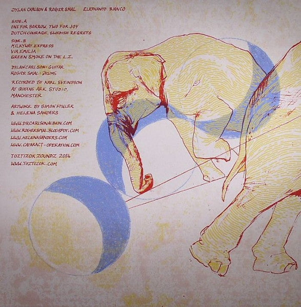 Dylan Carlson & Rogier Smal : Elephanto Bianco (LP, Album, Ltd, RP, Gre)
