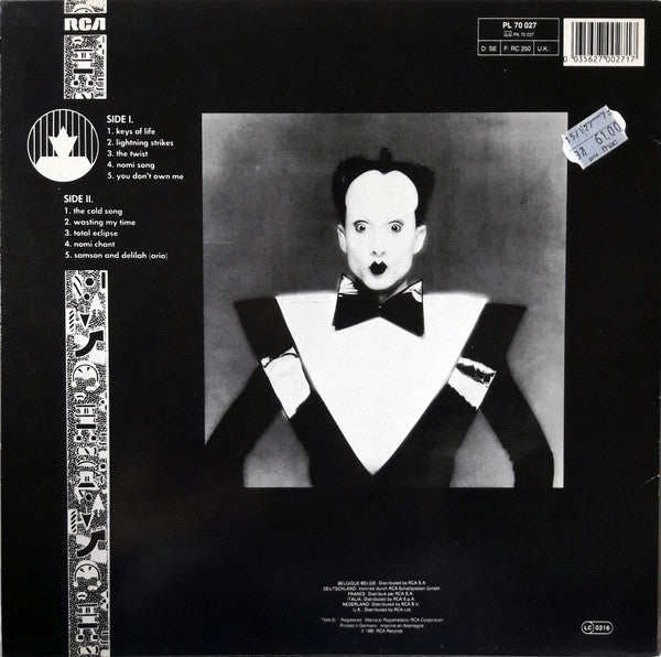 Klaus Nomi : Klaus Nomi  (LP, Album)
