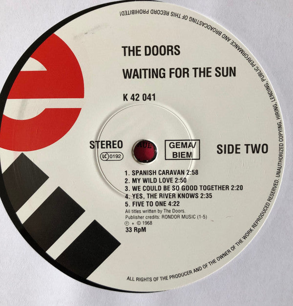 The Doors : Waiting For The Sun (LP, Album, RE, 180)