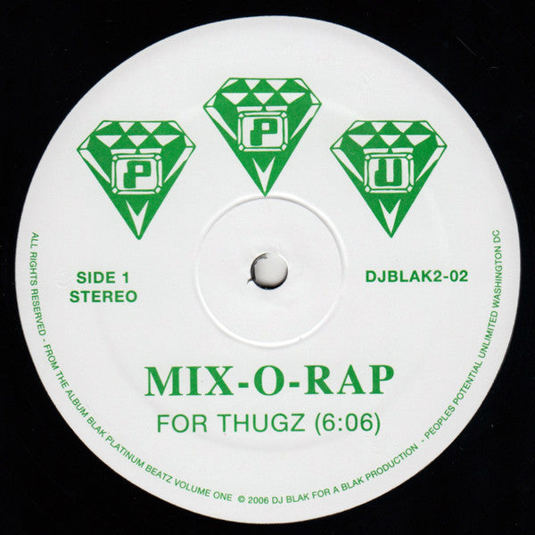 Mix-O-Rap : For Thugz (12", S/Sided)