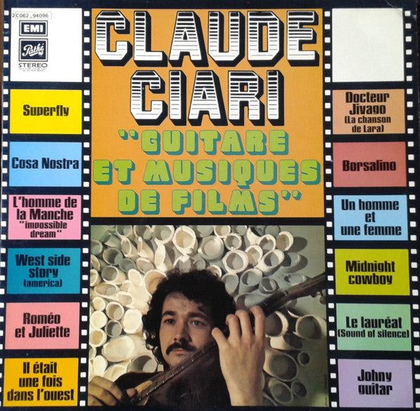 Claude Ciari : Guitare Et Musiques De Films (LP, Album)