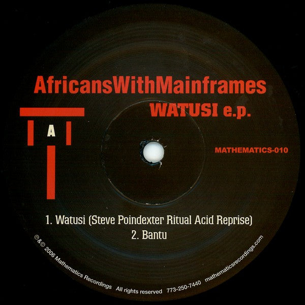 Africans With Mainframes : Watusi E.P. (12", EP)
