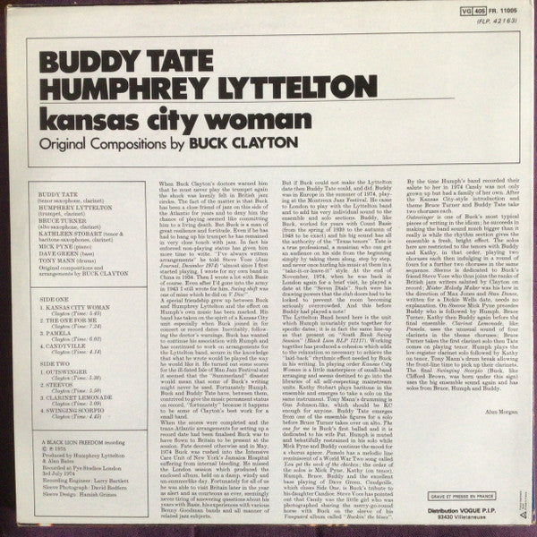 Buddy Tate, Humphrey Lyttelton : Kansas City Woman (LP, Album)